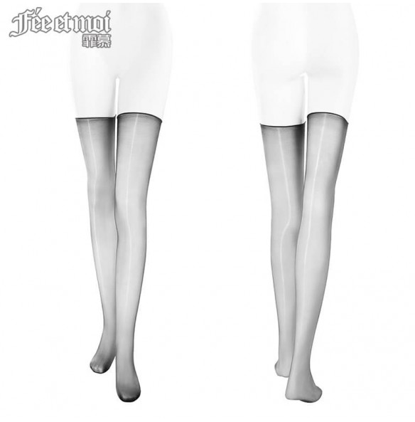 FEE ET MOI Sexy Ultra-thin Shine Thigh High Stockings (Black) FEE ET MOI Sexy Ultra-thin Shine Thigh High Stockings (Black)